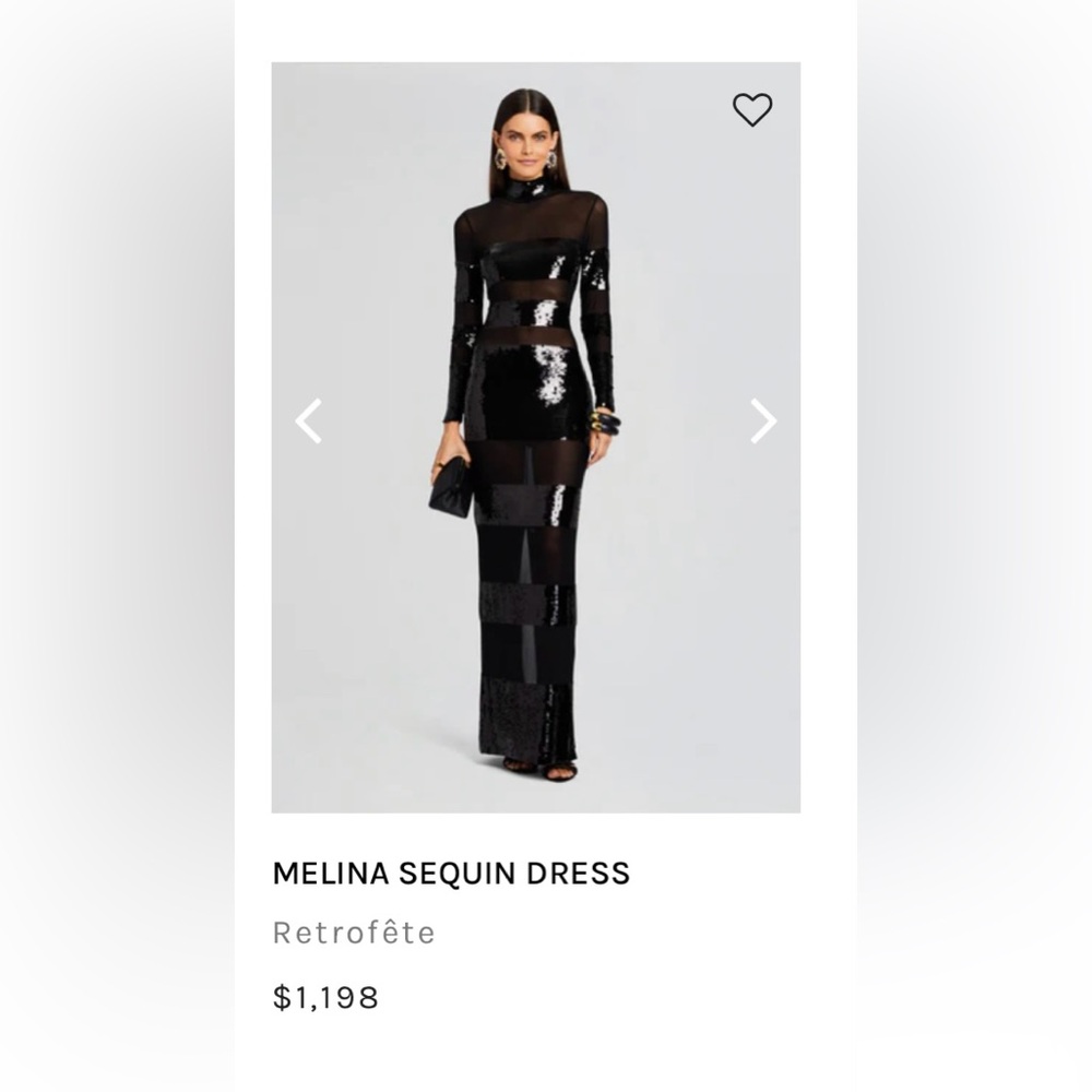 Retrofête MELINA SEQUIN DRESS. SIZE Medium never been worn.